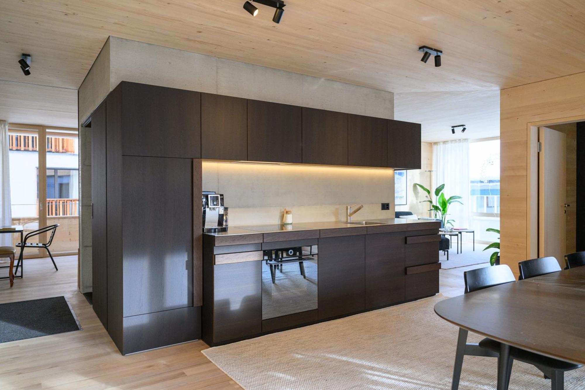Mondholz Ferienwohnung Andermatt Exterior foto